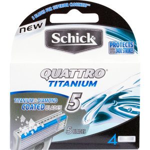 Schick Quattro Razor Blades Titanium 5