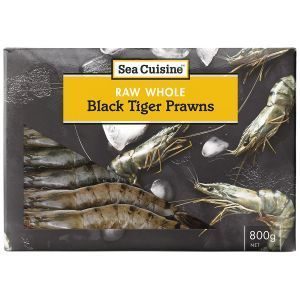 Sea Cuisine Prawns Raw Black Tiger