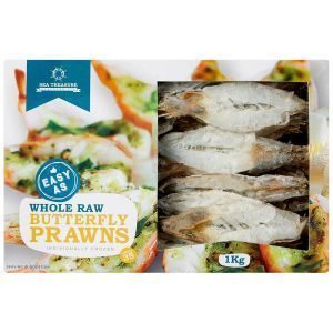 Sea Treasure Prawns Whole Butterfly