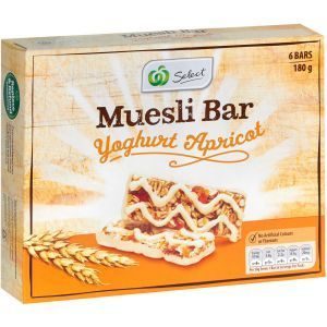 Select Muesli Bars Yoghurt Apricot 180g