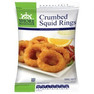 Shore Mariner Squid Rings Crumbed