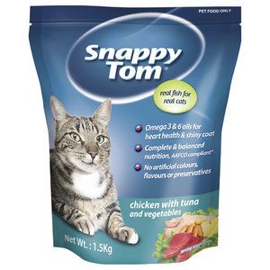 Snappy Tom Dry Cat Food Tuna With Chicken & Vegetables