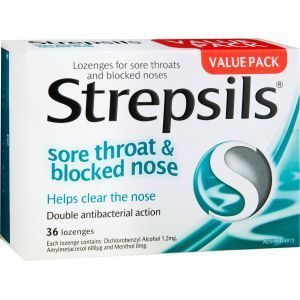Strepsils Lozenges Sore Throat Blocked Nose