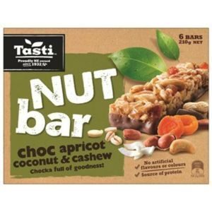 Tasti Nut Bar Choc Apricot, Coconut & Cashew