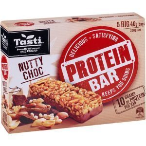 Tasti Protein Bar Muesli Bars Nutty Choc 40g Each
