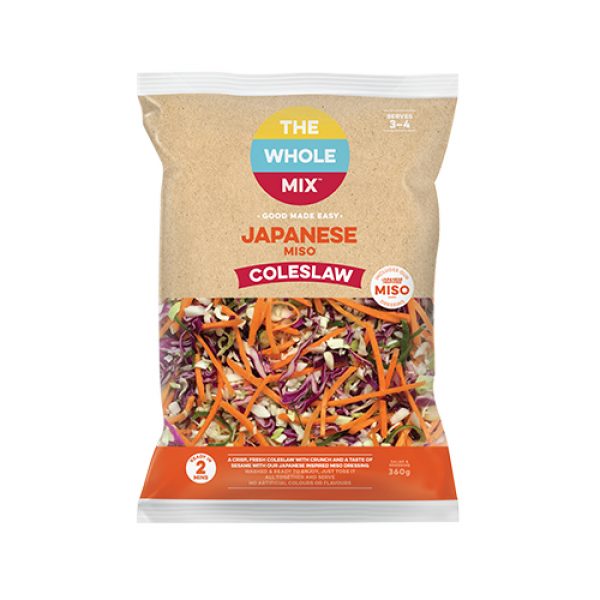 The Whole Mix Japanese Miso Coleslaw