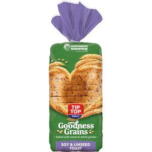 Tip Top Goodness Grains Toast Bread Soy & Linseed