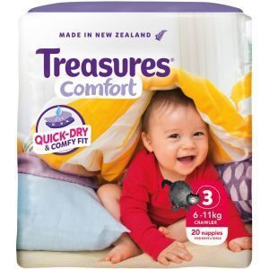 Treasures Comfort Crawler Nappies 6-11kg