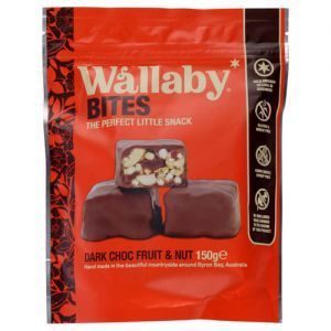 Wallaby Bites Fruit & Nut Bites Dark Choc Coated Gluten Free