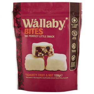 Wallaby Bites Fruit & Nut Bites Yoghurt Coated Gluten Free