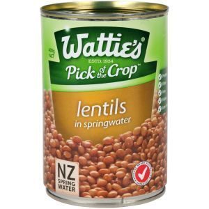Wattie’s Lentils In Spring Water
