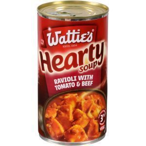 Watties Big N Hearty Canned Soup Ravioli With Tomato & Beef