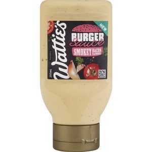 Watties Burger Sauce Smokey Bacon