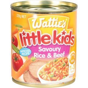 Watties Little Kids Stage 4 Kids Meal Savoury Rice & Beef