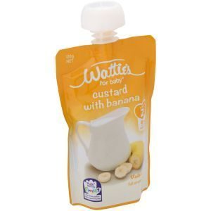 Watties Stage 2 Baby Food Custard With Bananas
