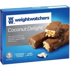 Weight Watchers Muesli Bars Coconut Delight 105g