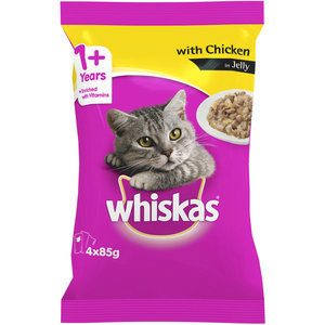 Whiskas Cat Food Chicken In Jelly 340g