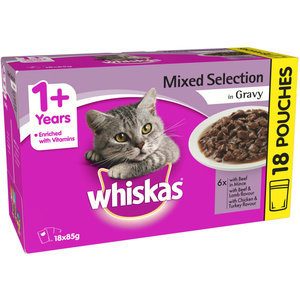 Whiskas Cat Food Mixed Selection In Gravy