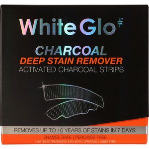 White Glo Stain Remover Activated Charcoal Strips