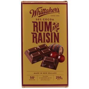 Whittakers Chocolate Block Rum & Raisin
