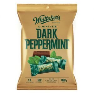 Whittakers Share Pack Individually Wrapped Peppermint 180g