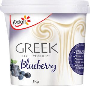 Yoplait Yoghurt Tub Greek Style Blueberry