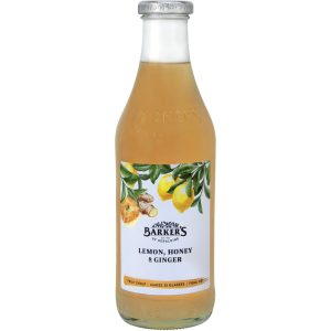 Barkers Fruit Syrup Lemon, Honey & Ginger