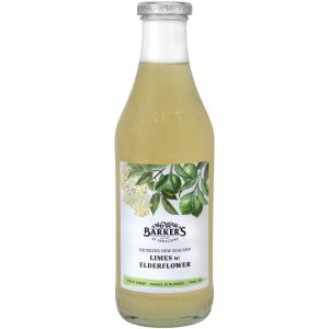 Barkers Fruit Syrup Nz Limes With Elderflower