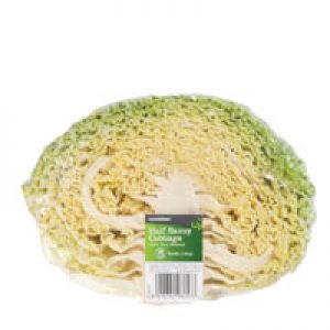 Fresh Produce Cabbage Savoy Half