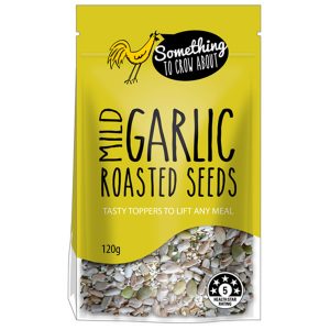 Fresh Produce Salad Sprinkles Roasted Seeds Mild Garlic