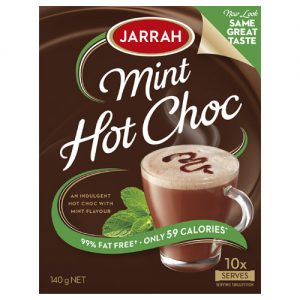 Jarrah Drinking Chocolate Choc Mint 140g