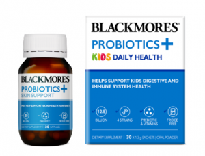 Blackmores Probiotics+ Kids Daily 30pk / Skin Support 30pk