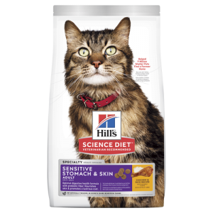 Hill’s Science Diet Adult Sensitive Stomach & Skin Dry Cat Food