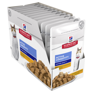Hill’s Science Diet Adult 7+ Active Longevity Chicken Pouches Wet Cat Food