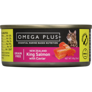 Omega Plus King Salmon and Caviar Wet Cat Food