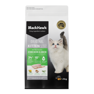 Black Hawk Chicken & Rice Dry Kitten Food