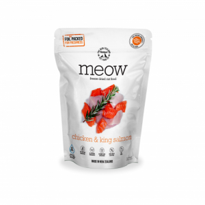 The NZ Natural Pet Food Co Meow Chicken & King Salmon Freeze Dried Cat Food