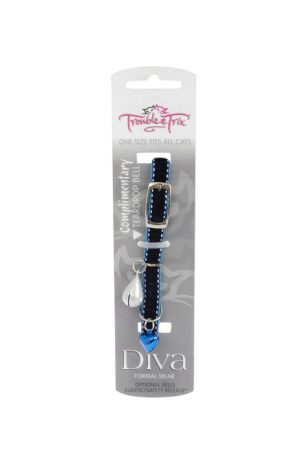 Trouble & Trix Diva Velvet Stitch Collar