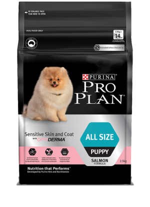 Pro Plan Puppy Optiderma Sensitive Skin Salmon Dry Dog Food