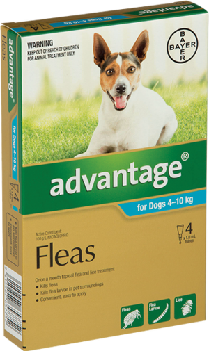 Advantage Flea Treatment For Dogs 4-10kg