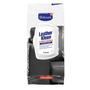 Hillmark Leather Wipes against white background
