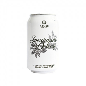 Pause for Tea Spearmint & Oolong Organic Herbal Sparkling Tea
