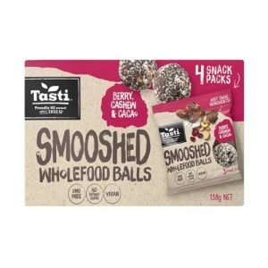 Tasti Berry Cashew & Cacao Smooshed Wholefood Balls