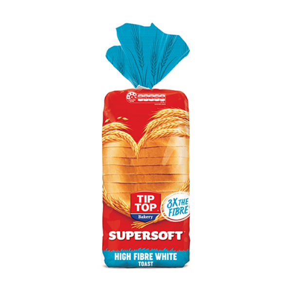 Tip Top Supersoft High Fibre White Toast