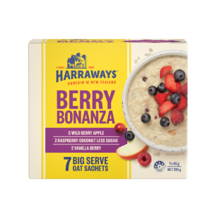 Harraways Quick Serve Oat Sachets Berry Bonanza
