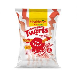 Healtheries Oven Baked Snacks Tomato Twirls
