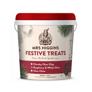 Mrs Higgins Festive Treats - Raspberry and White Choc