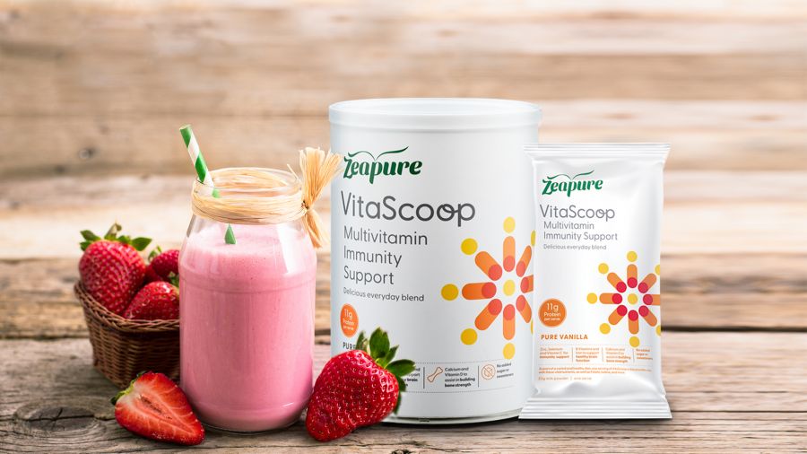 Easy Healthy Strawberry Milkshake Recipe Image