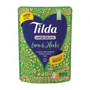 Tilda Steamed Rice - Lime & Herbs