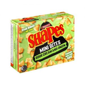 Arnotts Shapes Mini Bites Sour Cream and Onion